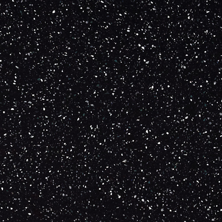 Solid Surface Sample - Deep Black Quartz (Special Order) - 10x10