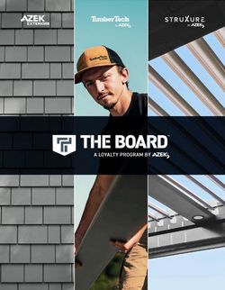 TimberTech Contractor Program Brochure - The Board 2025