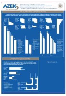 AZEK Exteriors Trim Wallboard - Sill/Drip
