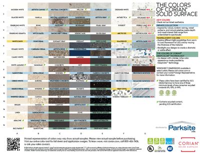 Solid Surface Planogram 2024/2025
