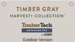 TimberTech OUTDOOR Display ID Plaque Pack - Harvest+ Collection