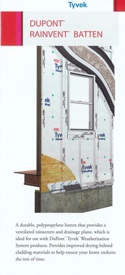 K26361 DuPont Tyvek RainVent Batten Slim Jim