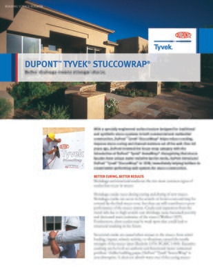K27279 DuPont Tyvek Building Science Bulletin: Better Drainage Means Stronger Stucco