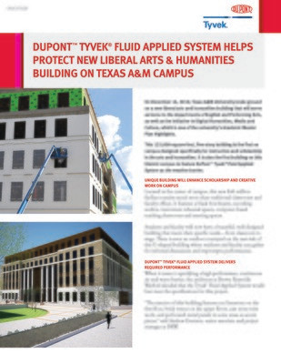 K26351 DuPont Tyvek Case Study: Texas A&M Liberal Arts (P)