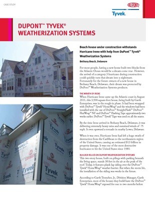 K26062 DuPont Tyvek Survives Hurricane Irene Case Study (P)