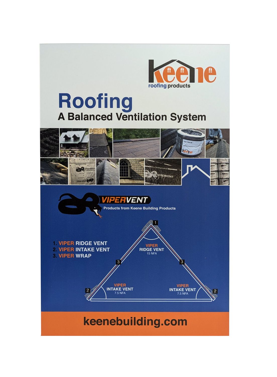 Keene Roofing ViperVent 11x17 Poster