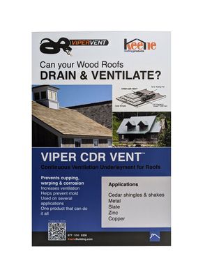 Keene Roofing CDR Vent 11x17 Poster