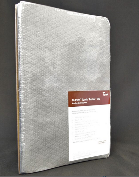 43-D100851 DuPont Tyvek Protec 120 Hand Sample (with label)