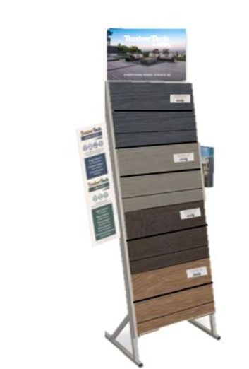TimberTech Deck Tall A-Frame Floor Display