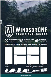 WindsorONE Traditional Board Sign (Wallboard for Dealers)