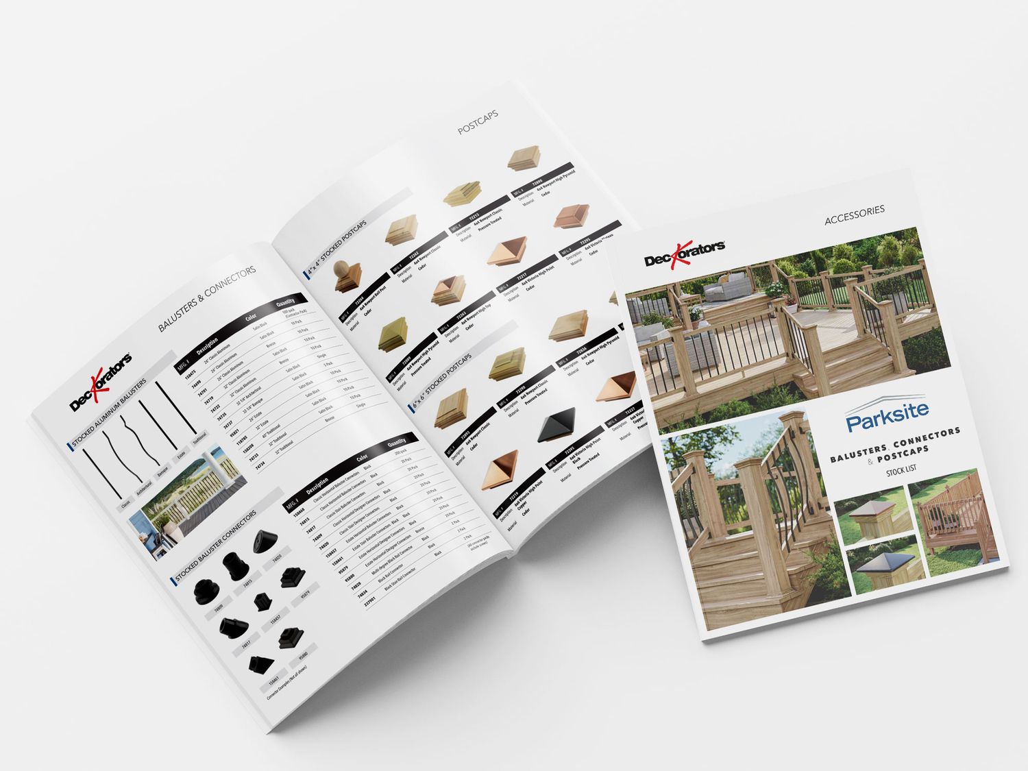 Deckorators Postcap-Balusters Stock Sheet