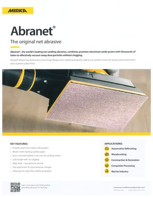 Mirka Abranet Product Sheet