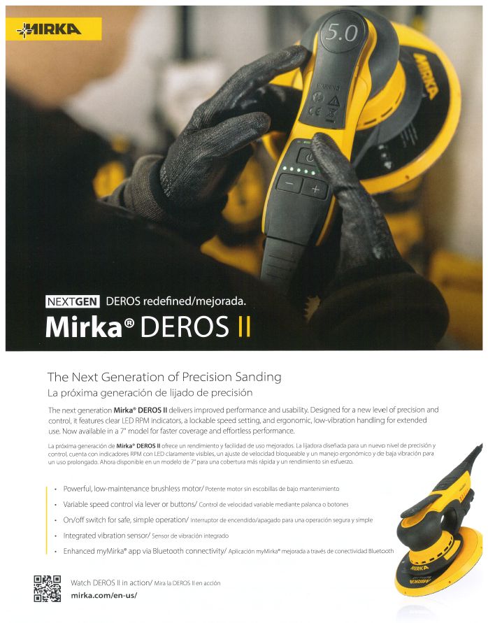 Mirka DEROS II Product Sheet