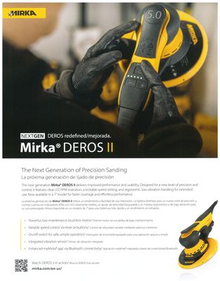 Mirka DEROS II Product Sheet