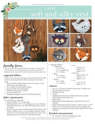 Woodland Wonder Bag PDF Pattern