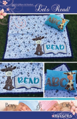 Let&#39;s Read! Kids blanket and pillow