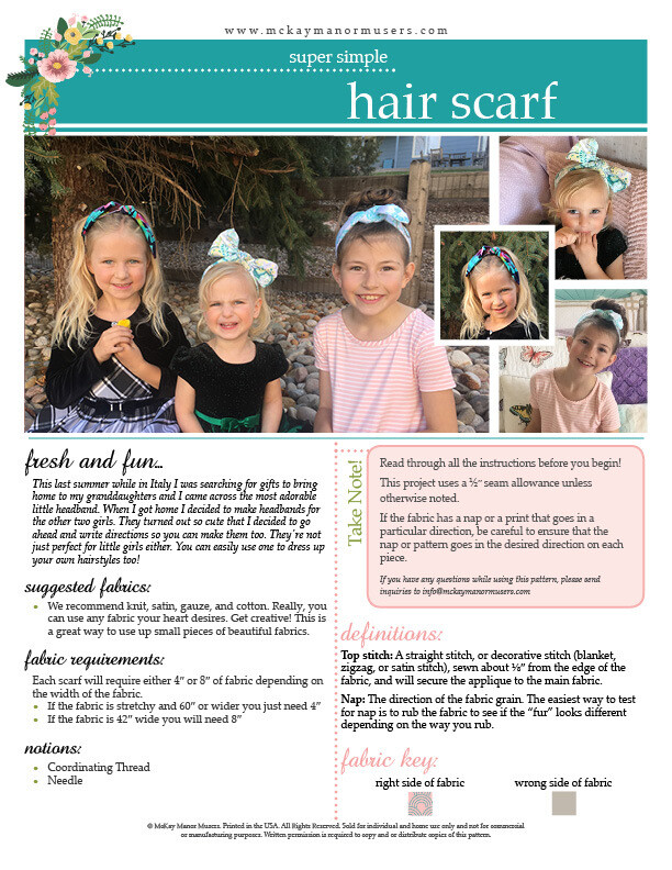 Tie one On! Hair Scarf