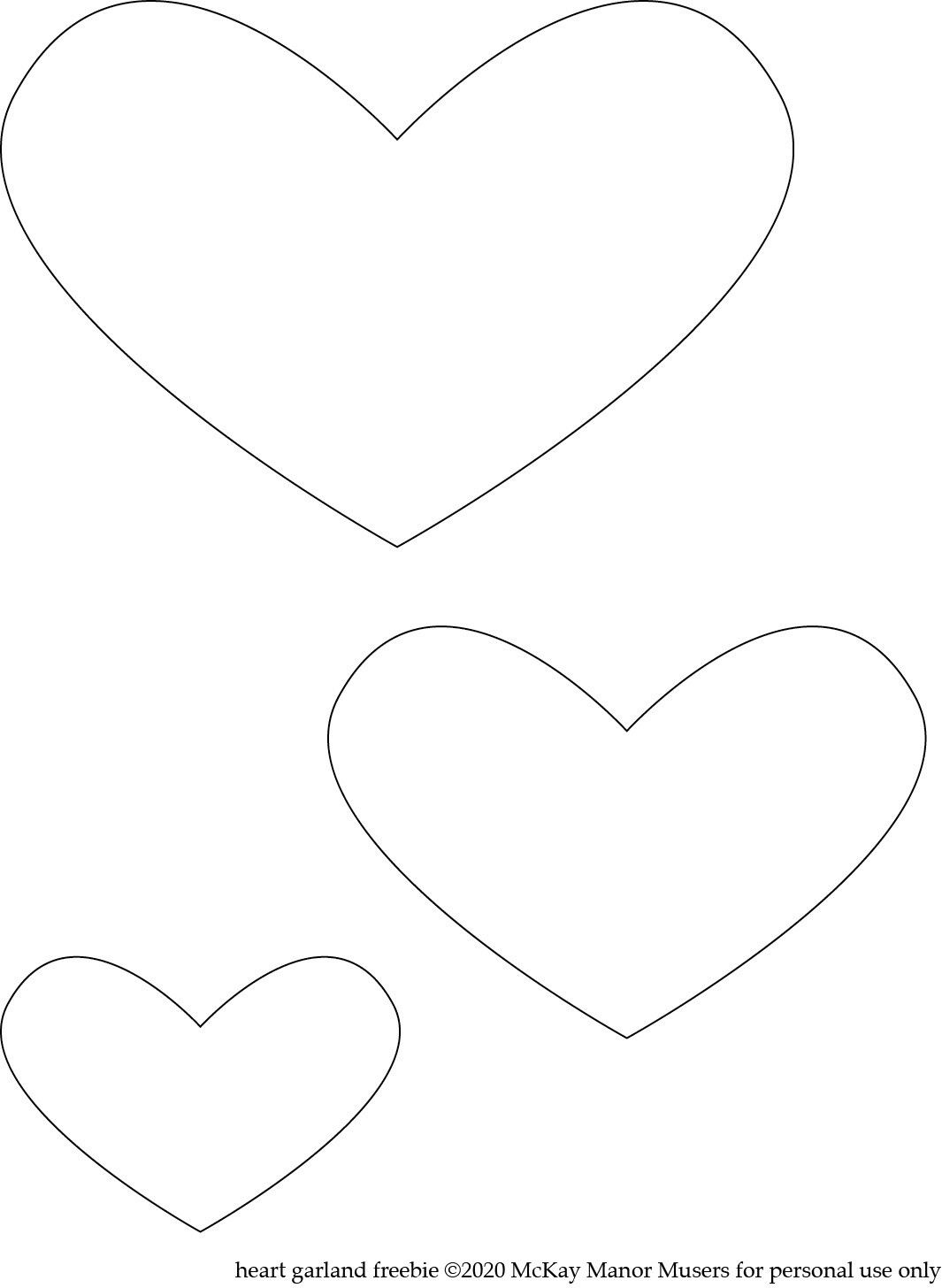 Heart Garland Freebie