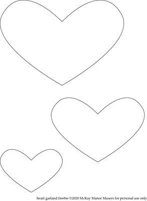 Heart Garland Freebie