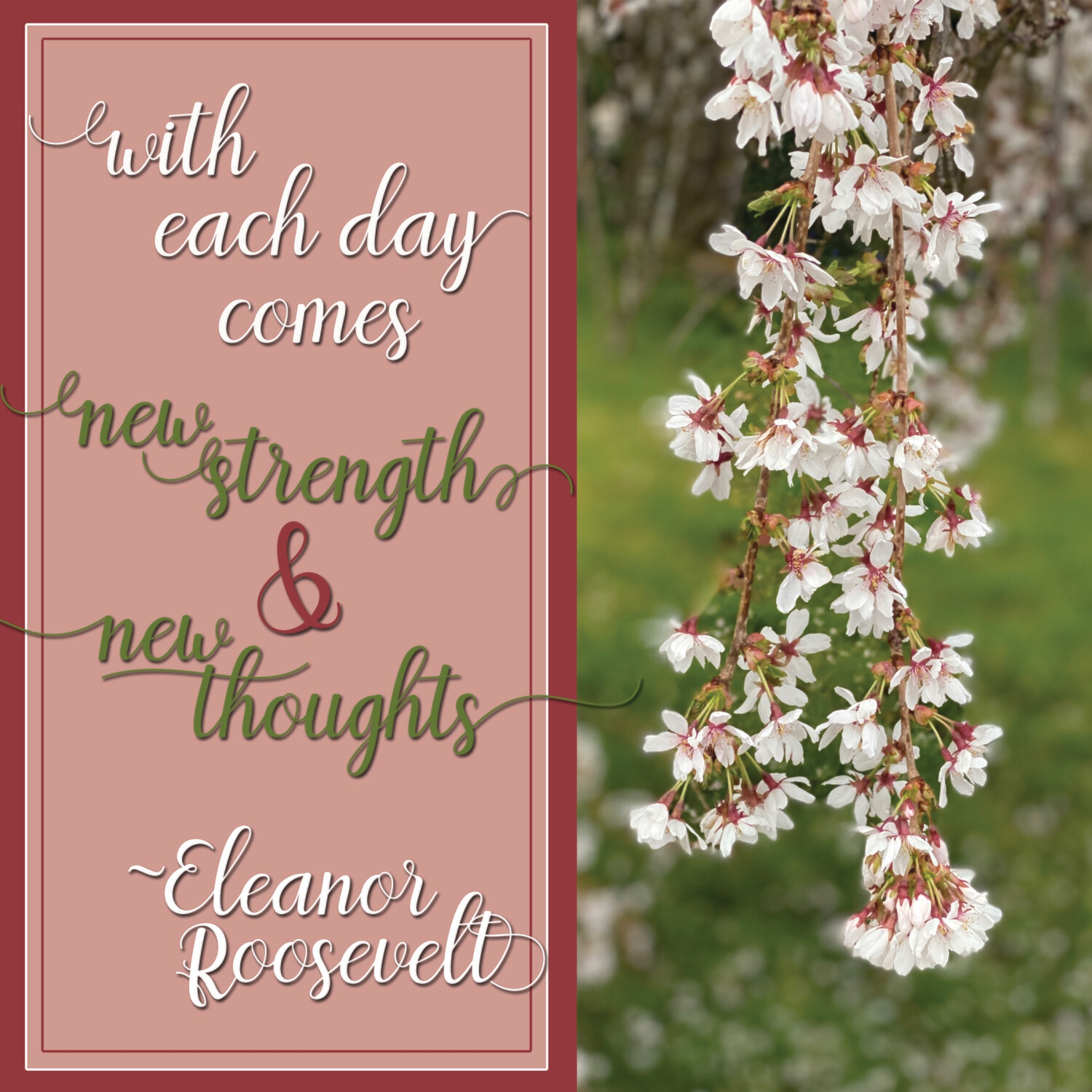 New Strengths .. New Thoughts