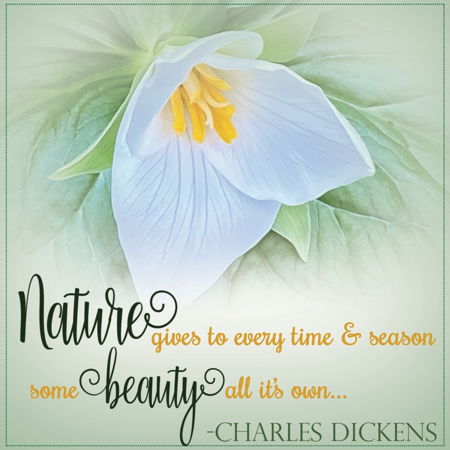 Charles Dickens Nature Season&#39;s Beauty