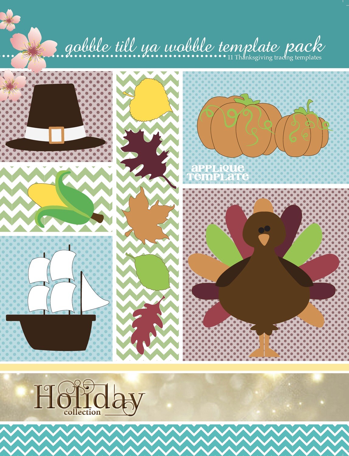 Gobble til you Wobble Downloadable Template Pack