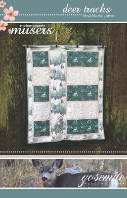 Deer Tracks Blanket PDF Pattern