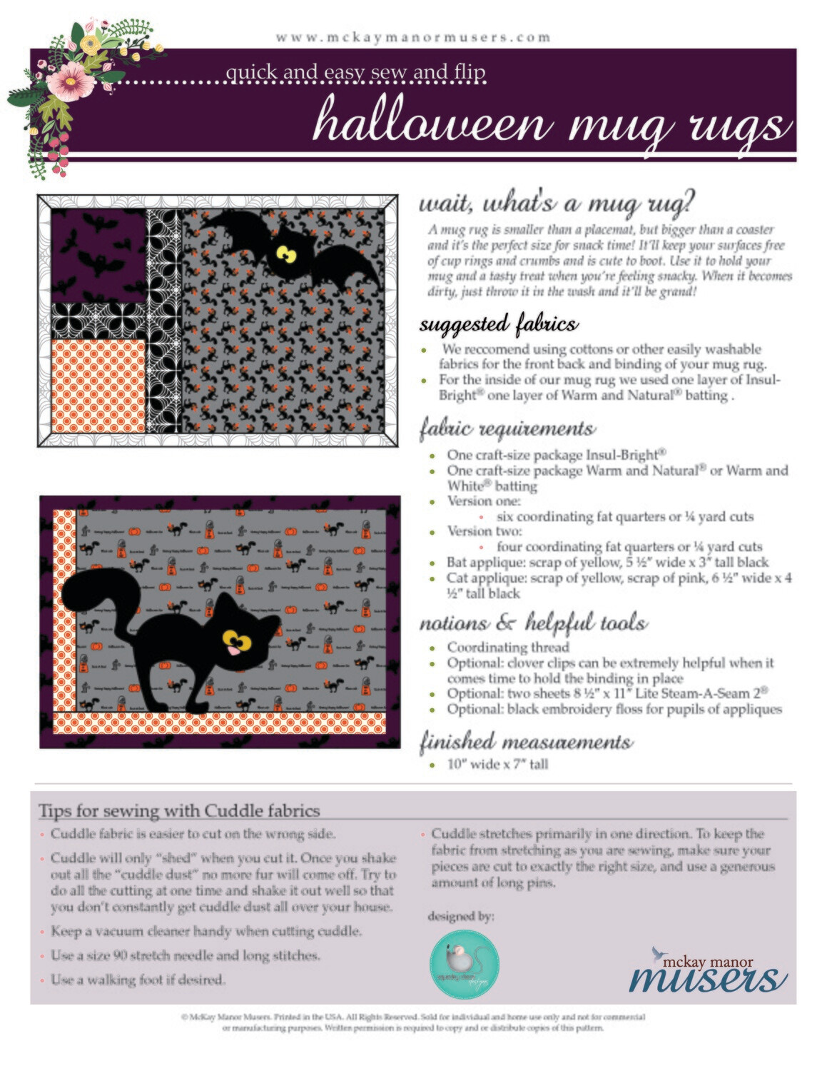 Halloween Mug Rugs