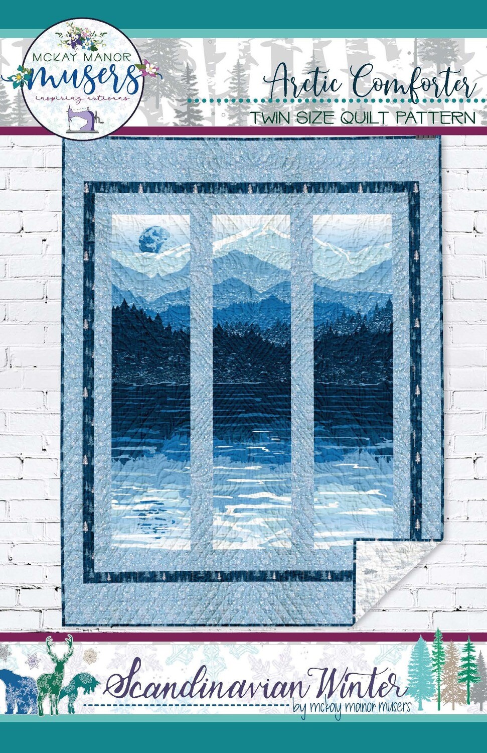 Arctic Comforter Twin Size Downloadable Quilt Pattern