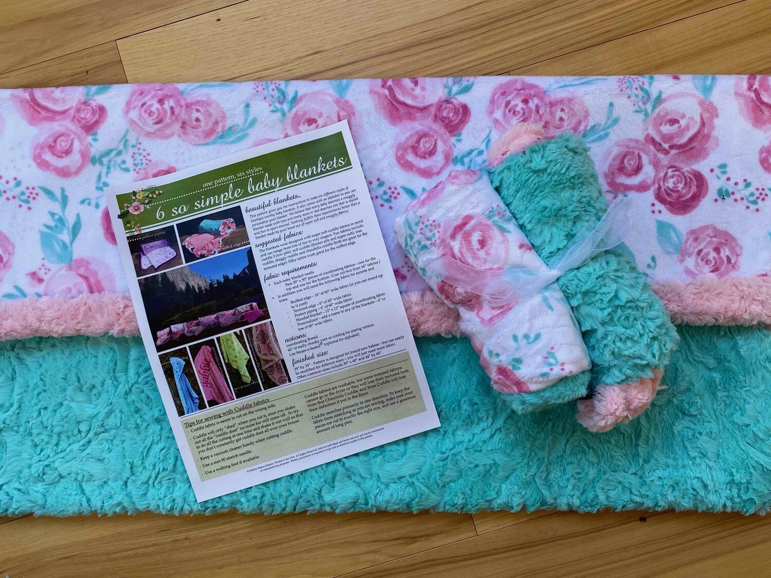 Piping Edge Baby Blanket Kit