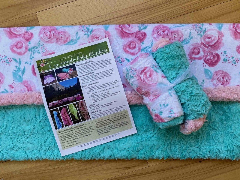Piping Edge Baby Blanket Kit