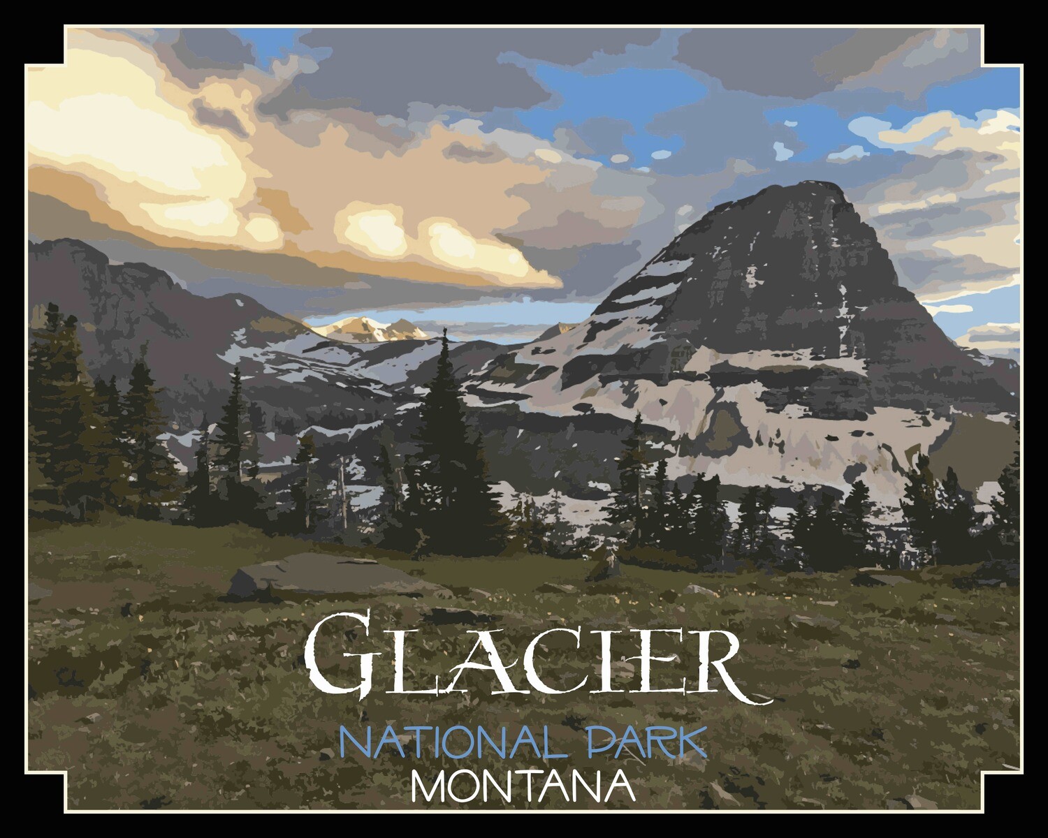 Glacier National Park Poster