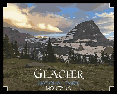 Glacier National Park Poster