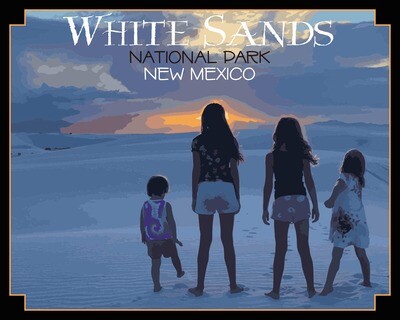 White Sands National Park Poster