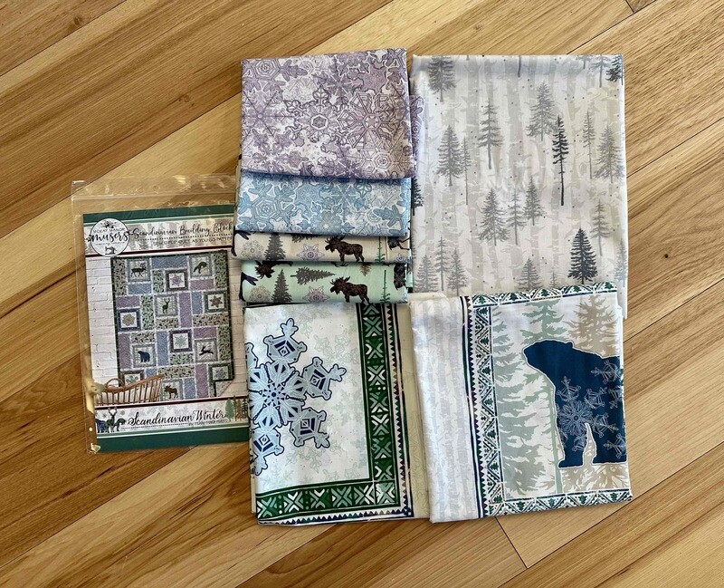 Scandinavian Building Blocks Quilt Top Kit