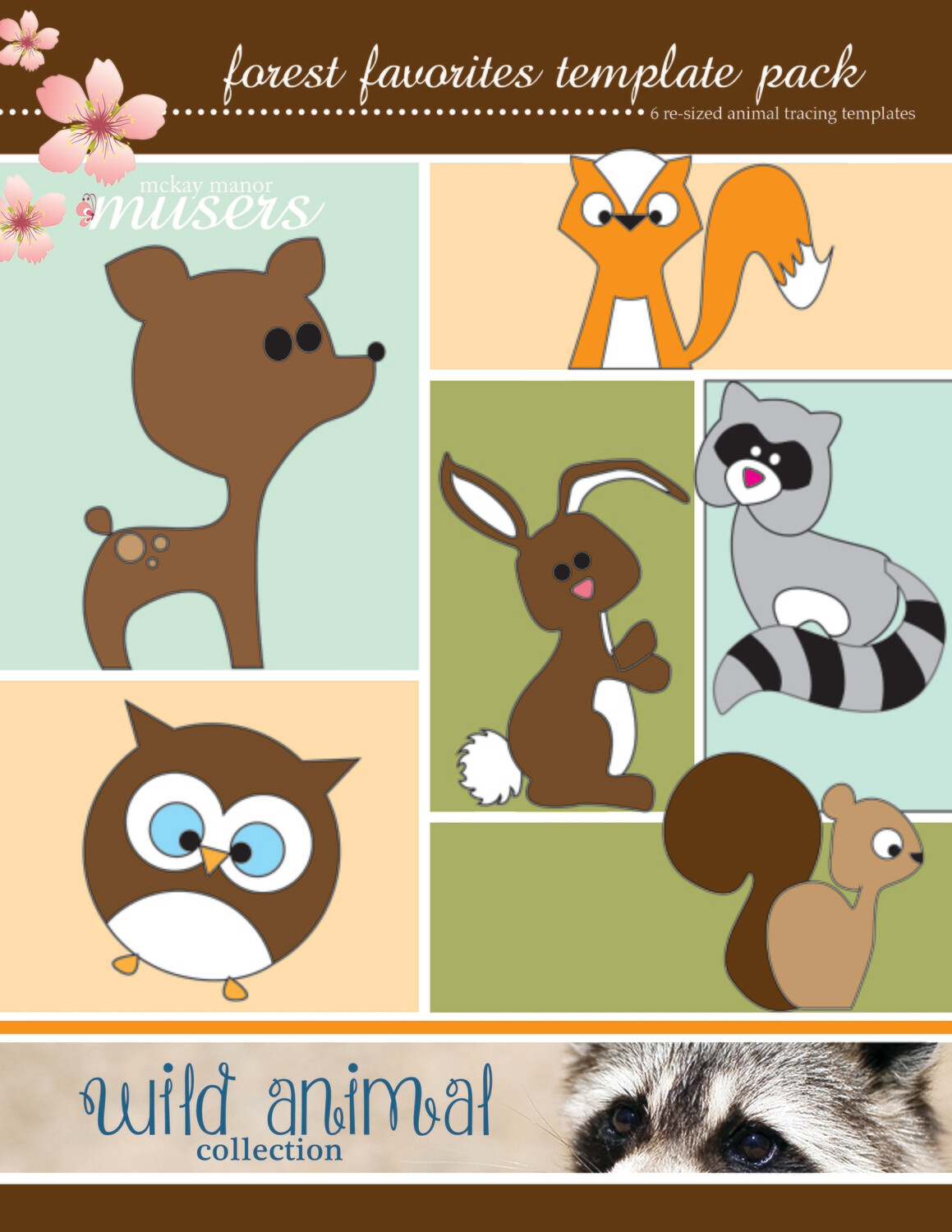Forest Favorites Template Pack Downloadable Pattern