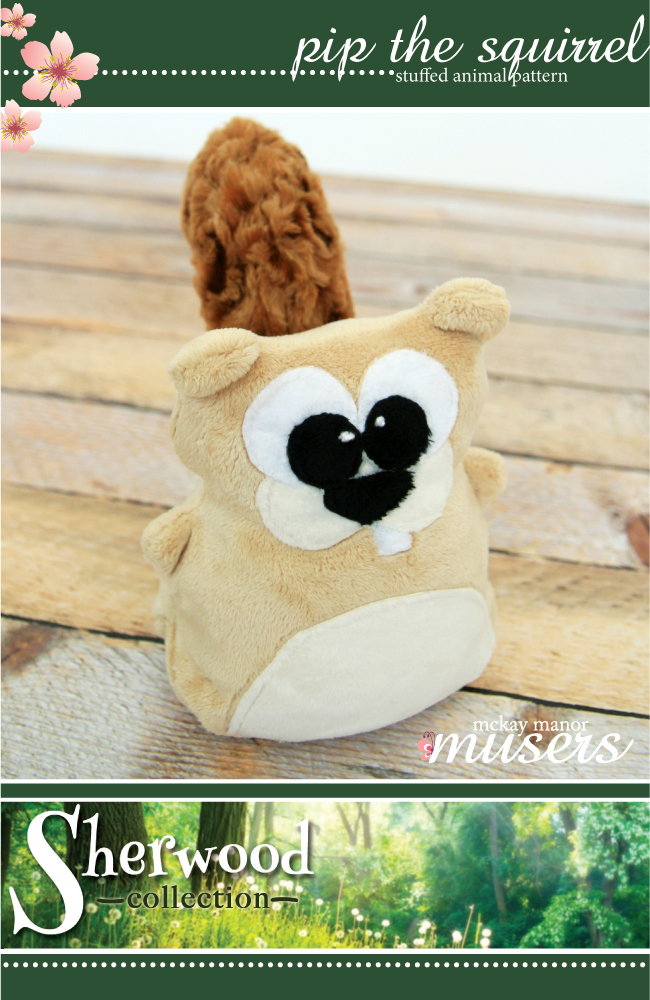 Pip The Squirrel Stuffed Animal Pattern
