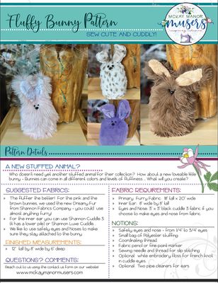 Fluffy Bunny Printed Pattern