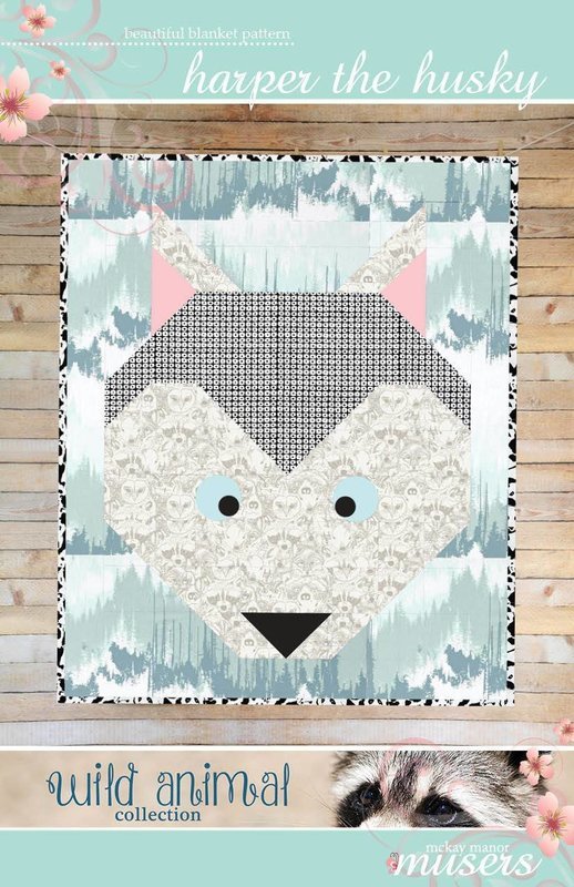 Harper the Husky Quilt pattern
