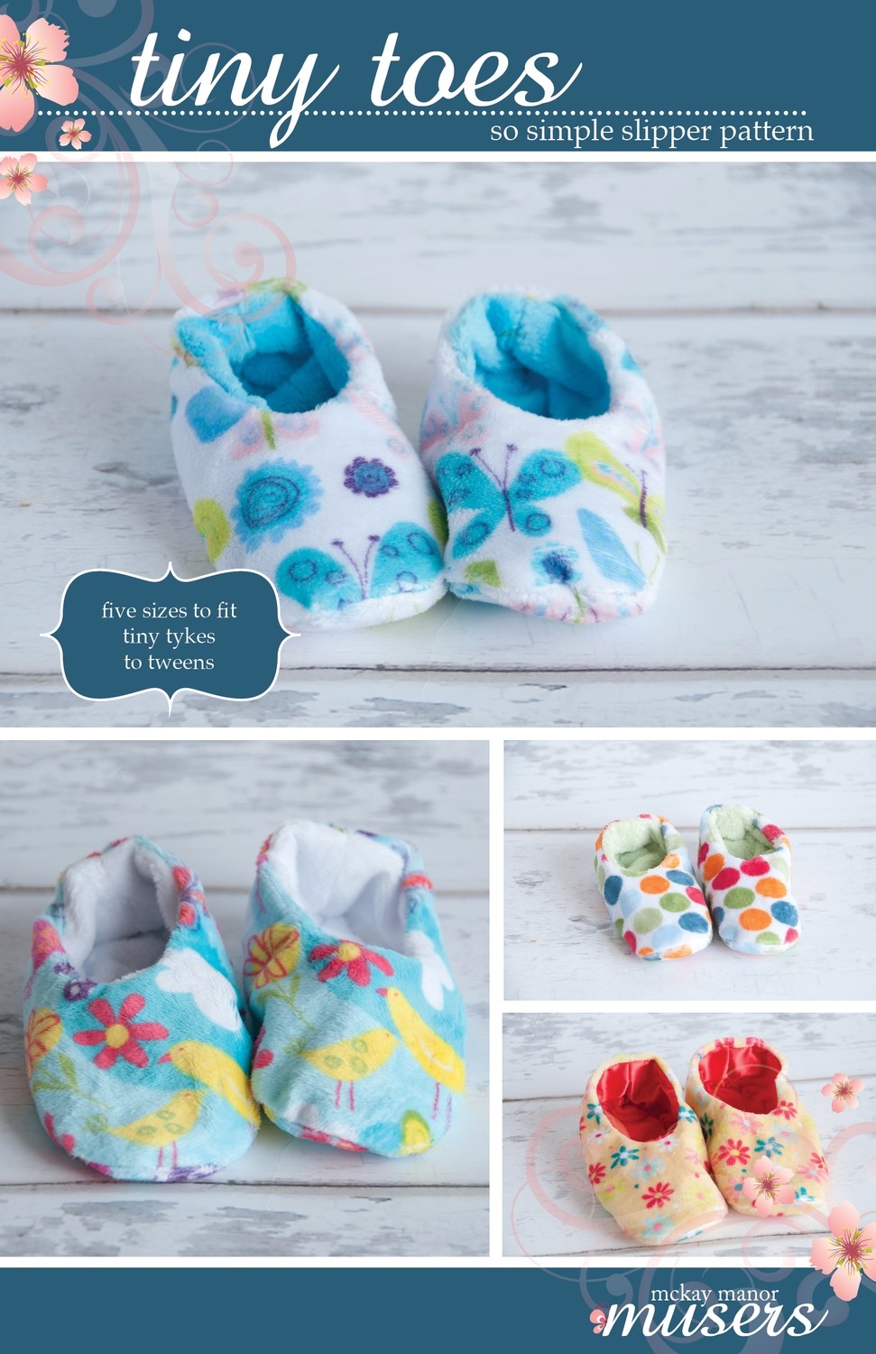 Tiny Toes Kids Slipper Pattern
