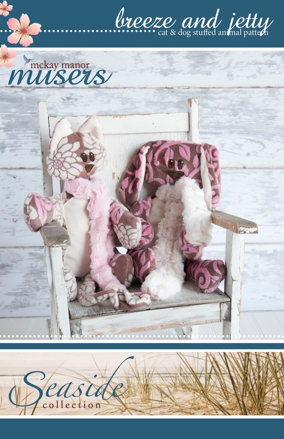 Breeze the Kitty And Jetty the Puppy Stuffed Animal Pattern