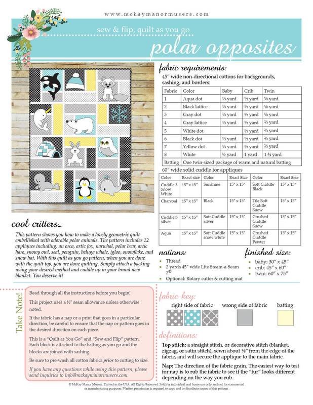 Polar Opposites Quilt PDF Pattern