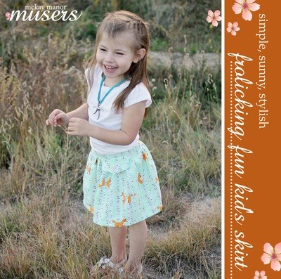 Frolicking Fun Kids Skirt Pattern
