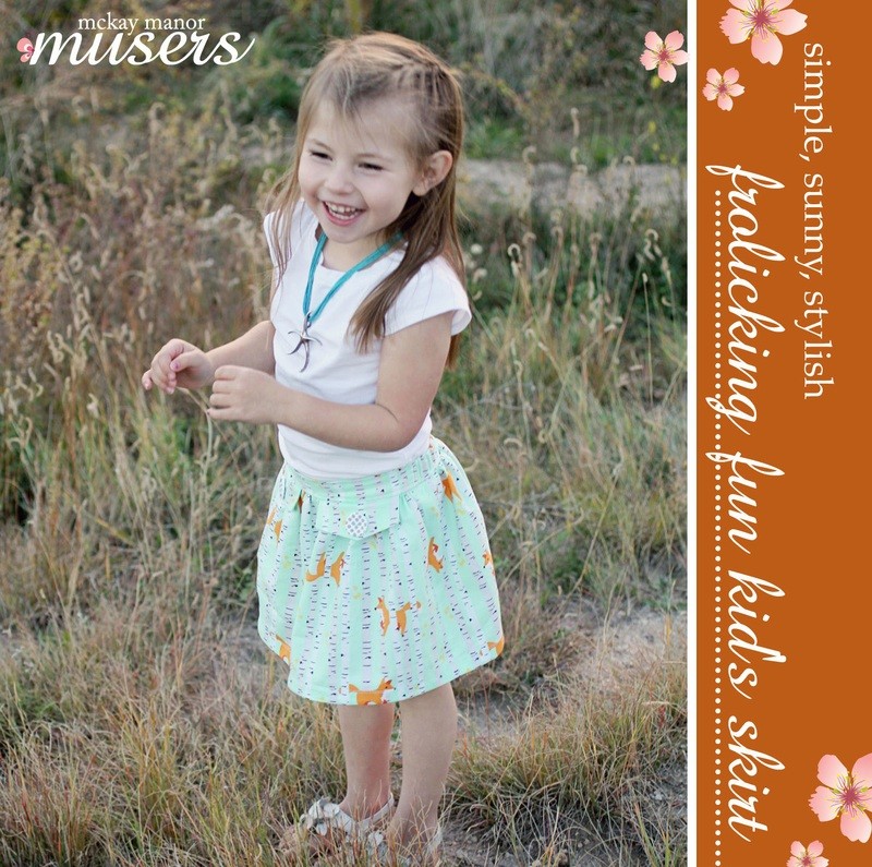Frolicking Fun Kids Skirt Pattern