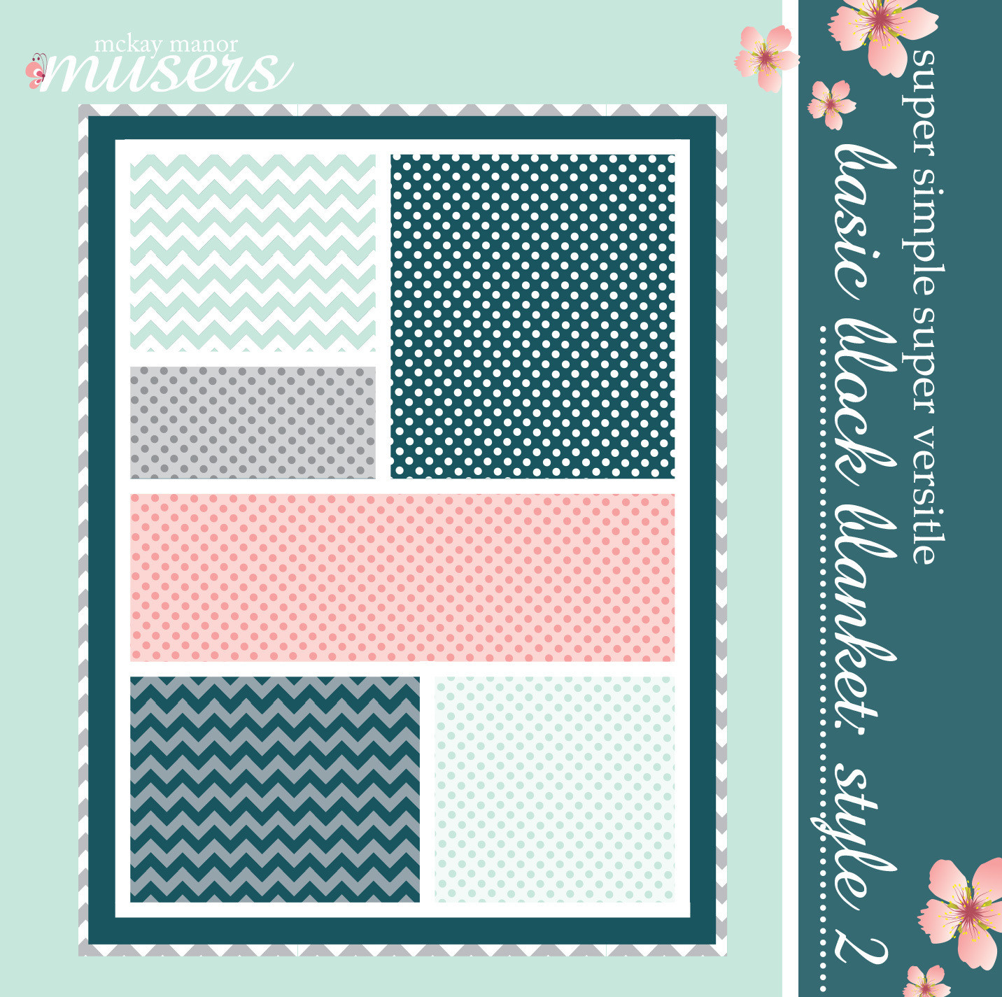 Basic Block Blanket Style 2 Pattern