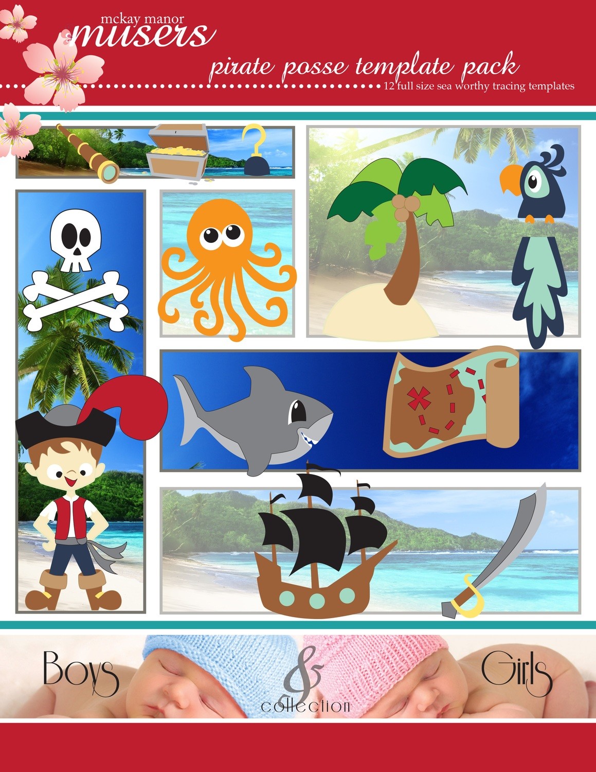 Pirate Posse Template Pack
