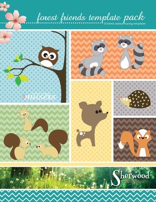Forest Friends Template Pack Pattern