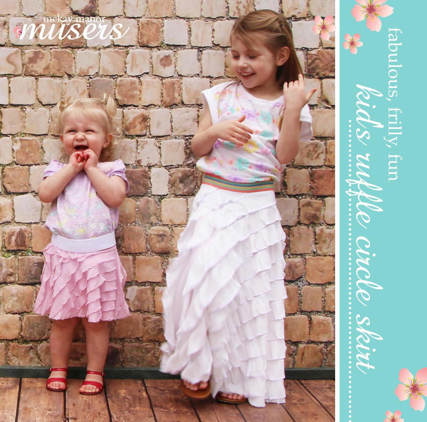 Ruffle Circle Skirt Kids Pattern