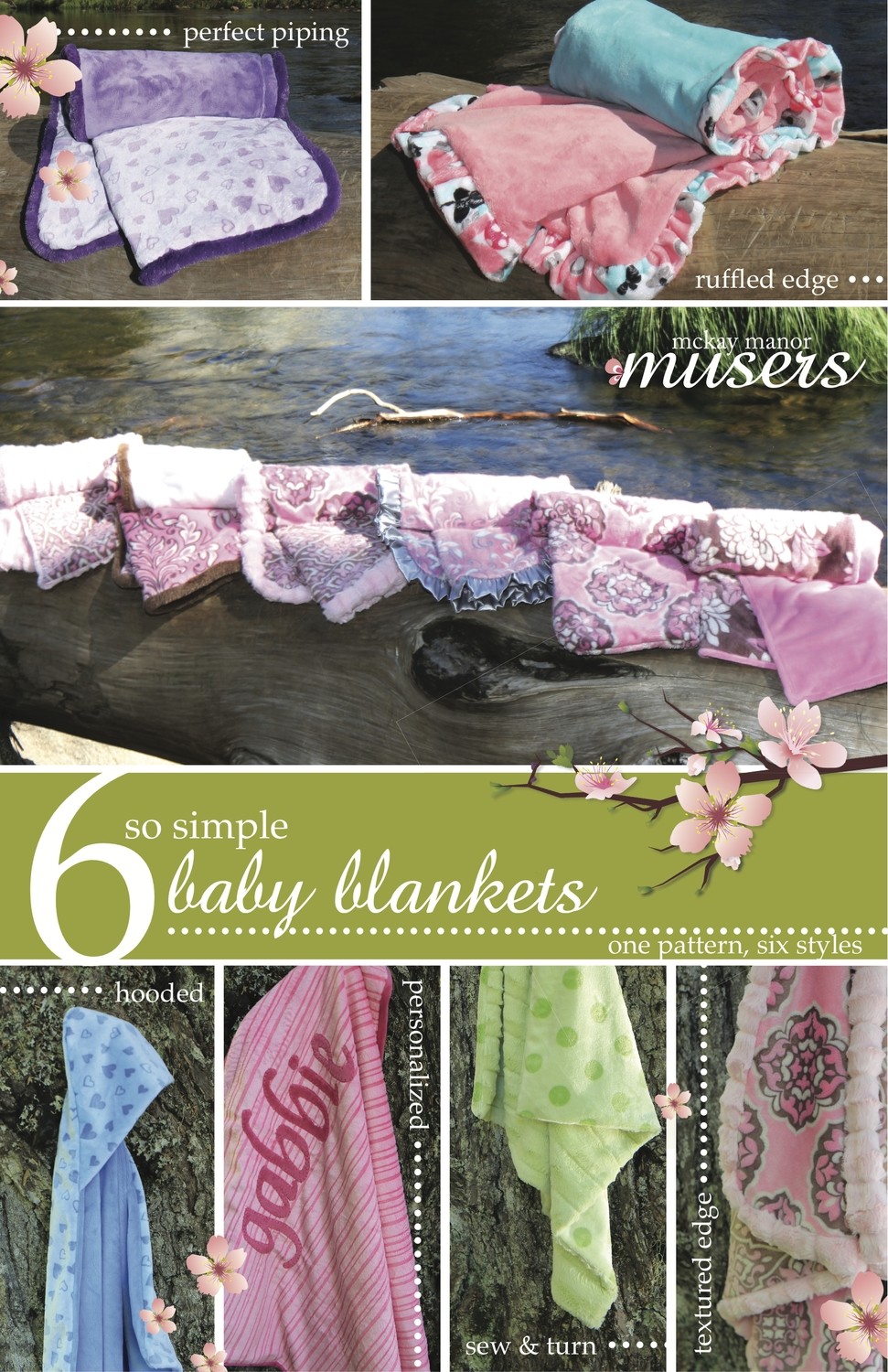 6 So Simple Baby Blankets Pattern