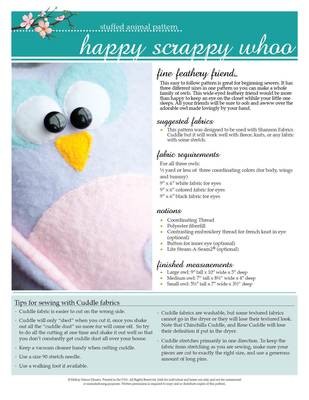 Happy Scrappy Whoo Owl  PDF Pattern